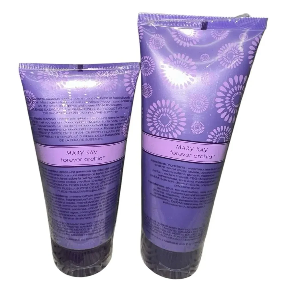 Mary Kay Forever‎ Orchid Set Sugar Scrub & Shower Gel NWT Sealed